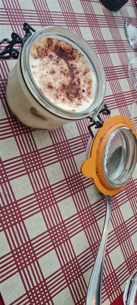 Tiramisu servi en bocal